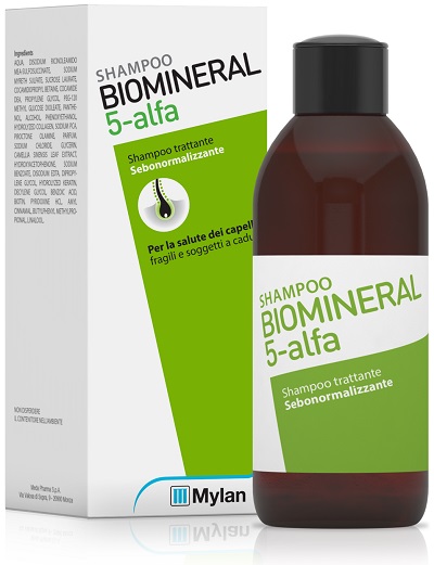 Image of Biomineral 5-Alfa Shampoo Trattante Sebonormalizzante 200 ml