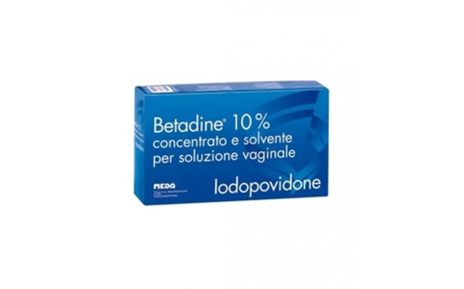 Image of Betadine 10% Iodopovidone Soluzione Vaginale 5 Flaloidi+ 5 Flaconi + 5 Cannule