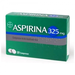 Image of Aspirina 325 mg Acido Acetilsalicilico 10 Compresse