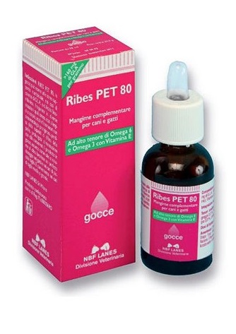 Image of Nbf Lanes Ribes Pet 80 Gocce Integratore Contro Dermatiti Cani e Gatti 25 ml