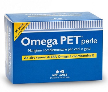 Image of Nbf Lanes Omega Pet Perle Integratore Di Omega 3 Cani E Gatti 60 Perle