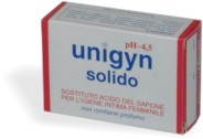 Image of Unigyn Solido Sapone Detergente pH 4.5 Igiene Intima 100 g