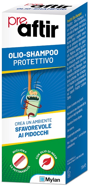 Image of PreAftir Olio Shampoo Antiparassitario Preventivo 150 ml