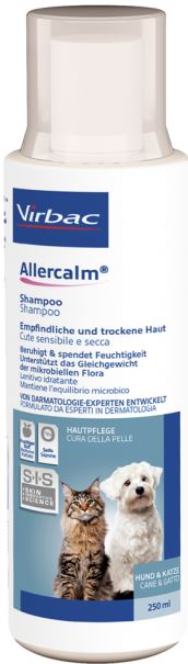 Image of Virbac Allercalm Shampoo Delicato Cani E Gatti 250 Ml
