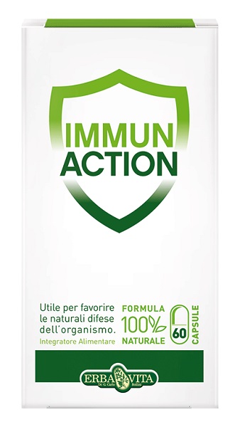 Image of Erba Vita Immun Action Integratore Difese Immunitarie 60 Capsule