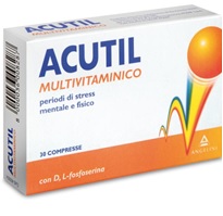 Image of Acutil Multivitaminico Integratore Energetico 30 Compresse Rivestite