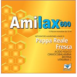 Image of Amilax 600 con Pappa reale 10 flaconcini
