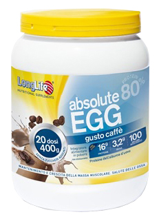 Image of LongLife Absolute Egg Caffè Integratore Di Proteine 60 Tavolette