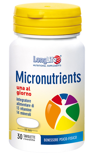 Image of LongLife Micronutrients Integratore Multivitaminico 30 Tavolette