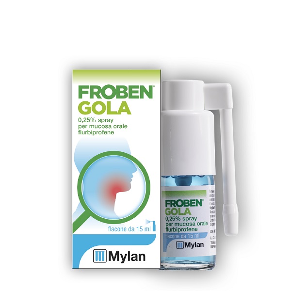 Image of Froben Gola Spray 0,25% Flurbiprofene 15 ml