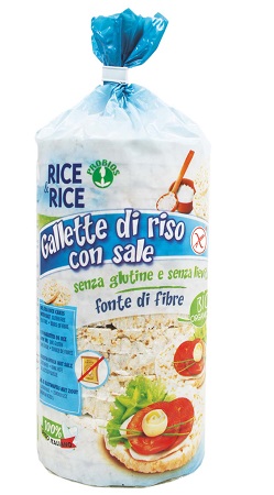 Image of Rice&Rice Gallette Di Riso Con Sale Biologiche Senza Glutine 100 g