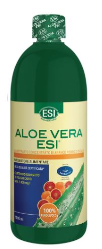 Image of Esi Aloe Vera Puro Succo Arancia Rossa Integratore Depurativo 1000 ml
