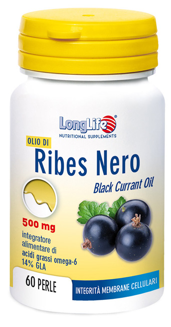 Image of LongLife Olio Di Ribes Nero Integratore Pelle 60 Perle