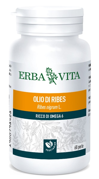 Image of Erba Vita Olio di Ribes Integratore Omega 6 60 Perle