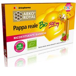 Image of Arkoroyal Pappa Reale Bio 500 mg Integratore Ricostituente Bambini 10 Monodose