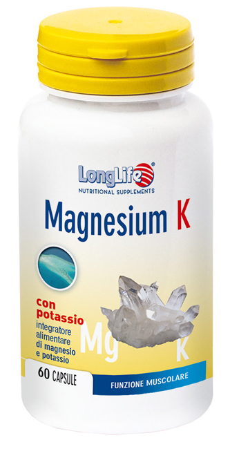 Image of LongLife Magnesium K Integratore Magnesio Potassio 60 Capsule