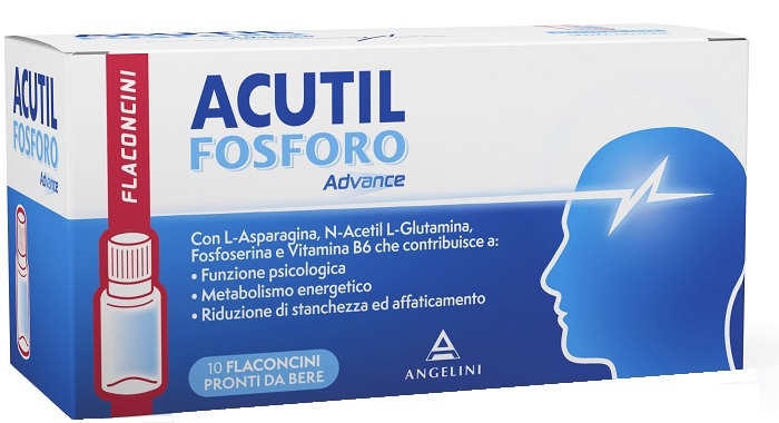 Image of Acutil Fosforo Advance Integratore Per Memoria e Concentrazione 10 Flaconcini