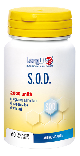 Image of Longlife S.O.D 2000 Integratore Alimentare 60 Tavolette