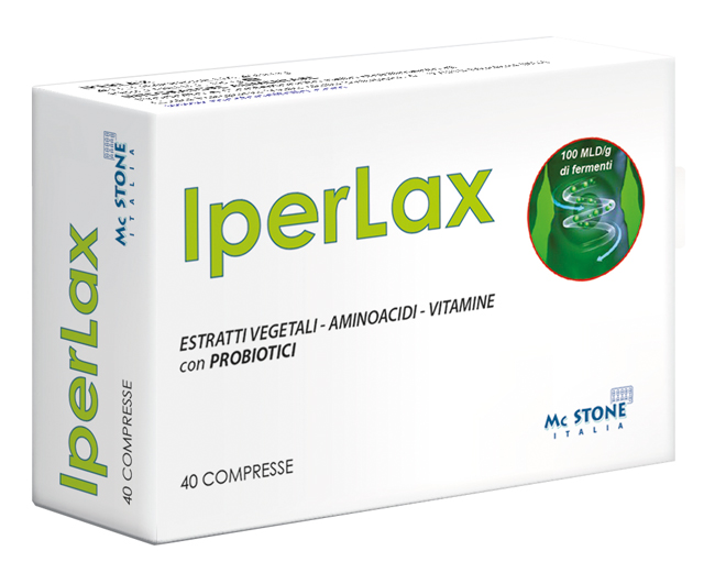 Image of Iperlax Integratore Transito Intestinale 40 Compresse