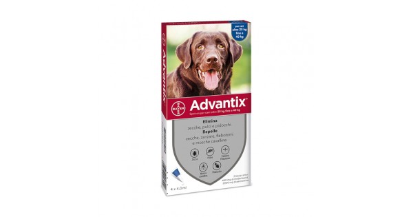Image of Advantix Spot-On Cani Oltre 25 Kg 4 Pipette Monodose