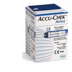 Image of Accu-Chek Aviva Strisce Reattive Glicemia 25 Pezzi
