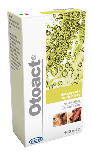 Image of Icf Otoact Detergente Auricolare Cani e Gatti 100 ml