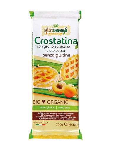 Image of AltriCereali Crostatina Con Grano Saraceno E Albicocca Senza Glutine 200 g