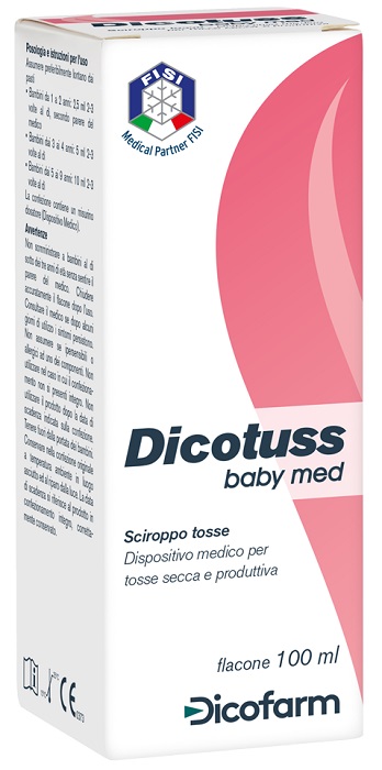 Image of Dicotuss Baby Med Sciroppo Tosse Secca e Produttiva 100 ml