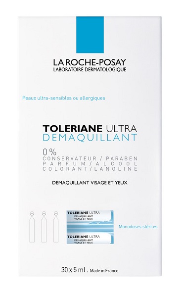 Image of La Roche-Posay Toleriane Ultra Demaquillant Struccante Viso-Occhi Monodose 30x5ml