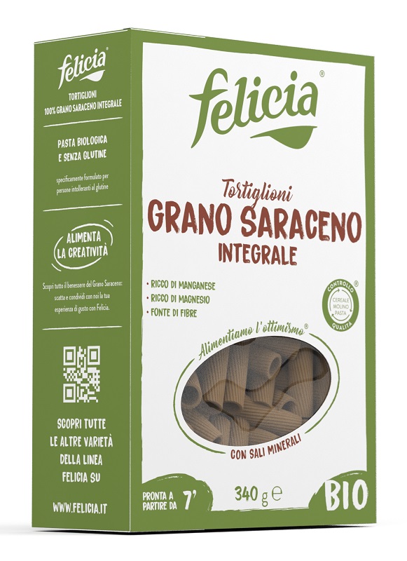 Image of Felicia Bio Tortiglioni Al Grano Saraceno Senza Glutine 340 g