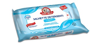 Image of Sano E Bello Salviette Detergenti Talco 50 Pezzi
