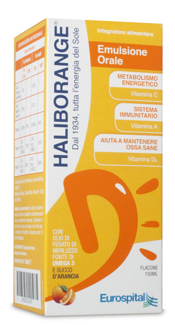 Image of Haliborange Emulsione Orale Integratore di Vitamine 150 ml
