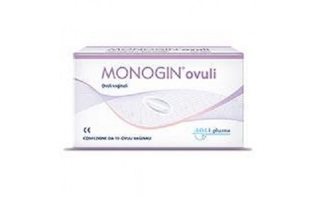 Image of Monogin Trattamento Vulvo-vaginiti 10 Ovuli Vaginali