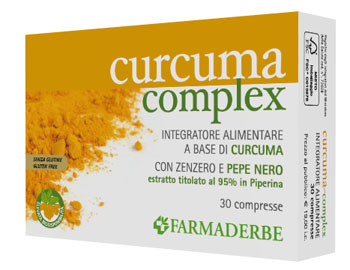 Image of Farmaderbe Curcuma Complex 30 Compresse