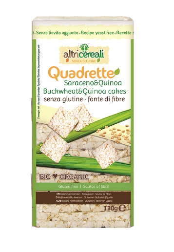 Image of Altri Cereali Quadrette Al Grano Saraceno E Quinoa Biologico 130 g