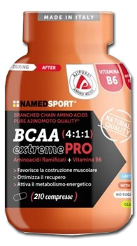 Image of Named Sport BCAA 4:1:1 Extremepro Integratore Aminoacidi Ramificati 210 Compresse