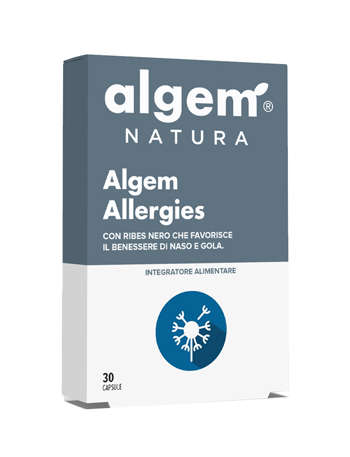 Image of Algem Allergies Integratore Benessere di Naso e Gola 30 Capsule