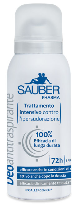 Image of Sauber Deoantitraspirante 72h Deodorante Spray 100 ml