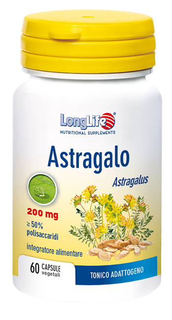 Image of LongLife Astragalo Integratore Difese Immunitarie 60 Capsule