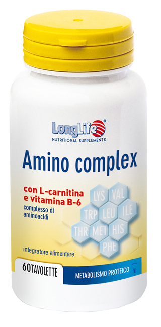 Image of LongLife Amino Complex Integratore di Proteine del Siero di Latte 60 Tavolette