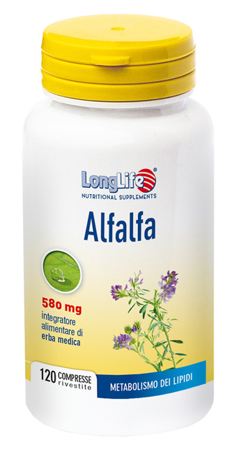 Image of LongLife Alfalfa 580 mg Integratore 120 Compresse
