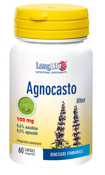 Image of LongLife Agnocasto 100mg Integratore Alimentare 60 Capsule