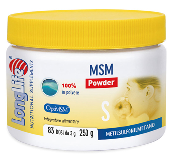 Image of LongLife Msm Powder Integratore Alimentare 250g