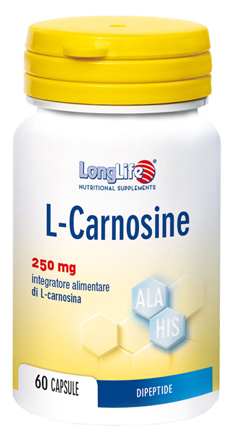 Image of LongLife L-Carnosine Integratore 60 Capsule