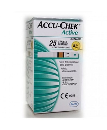 Image of Accu-Chek Active Strisce Reattive Glicemia 25 Pezzi