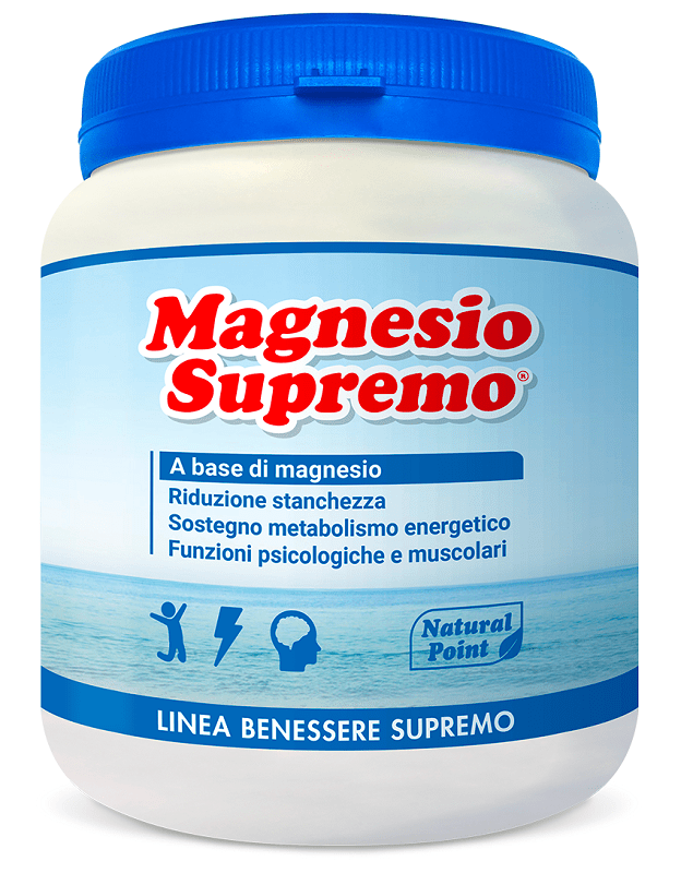 Image of Natural Point Magnesio Supremo Integratore Per Stanchezza e Stress 300 g