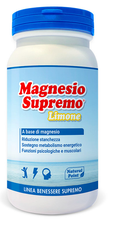 Image of Natural Point Magnesio Supremo Lemon Integratore Magnesio 150 g