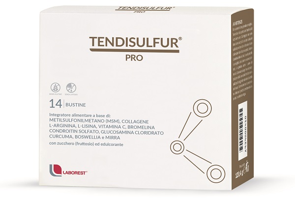 Image of Tendisulfur Pro Integratore Tendini 14 Bustine