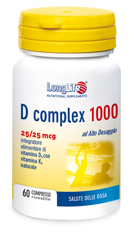 Image of LongLife D Complex 1000 Integratore Alimentare 60 Compresse