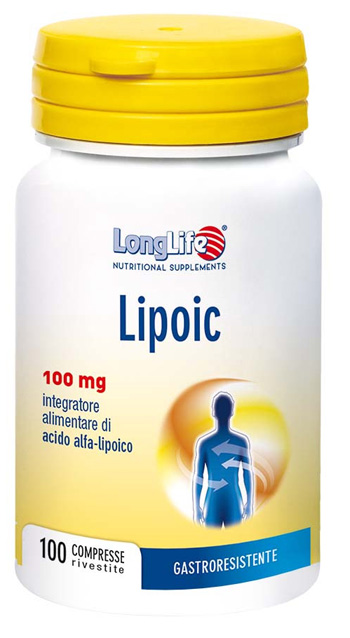 Image of Longlife Lipoic 100mg 100cps
